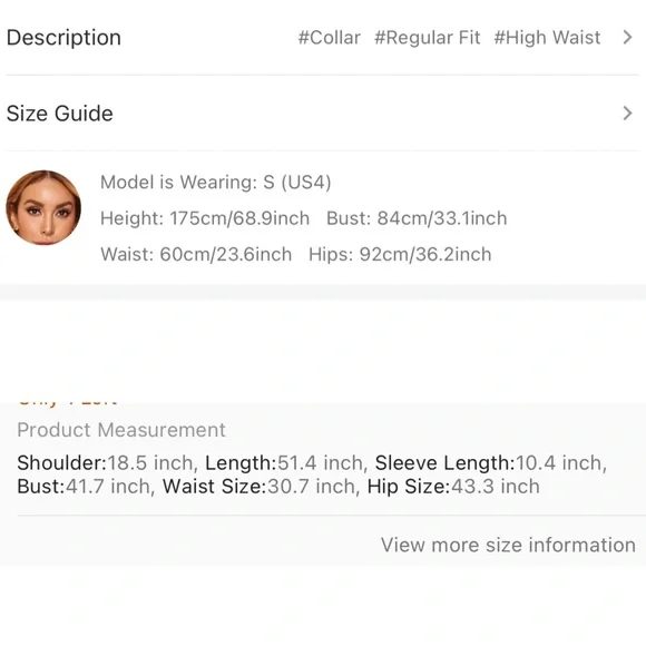 Button front ruched detail cut out shirt dress - Picture 6 of 6